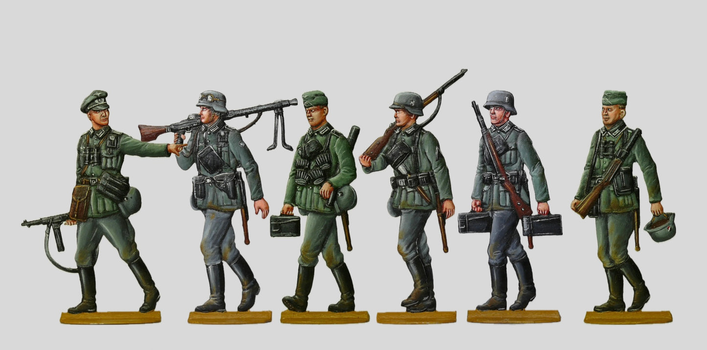 W2.0 - German Infantry, Machine Gun Section 1939-41 (full set)