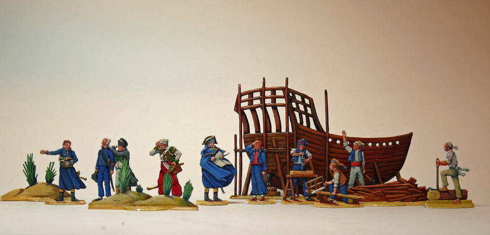 43.1 Napoleon visits Boulogne warfs (full set)