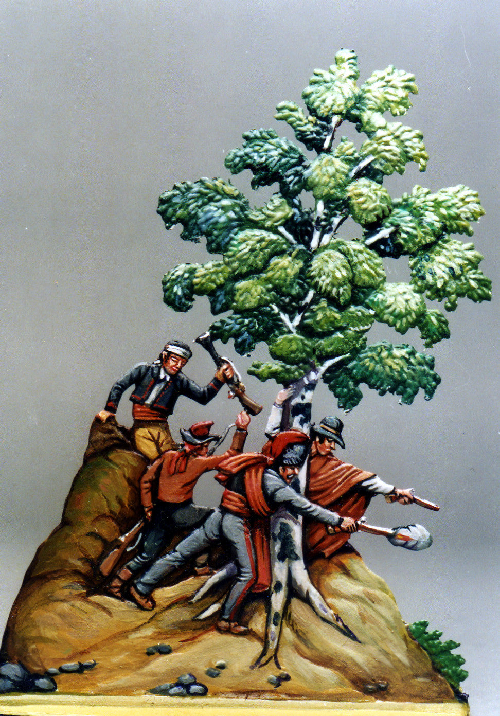 Guerilleros behind trees, 1-sided - Glorious Empires-Historical Miniatures