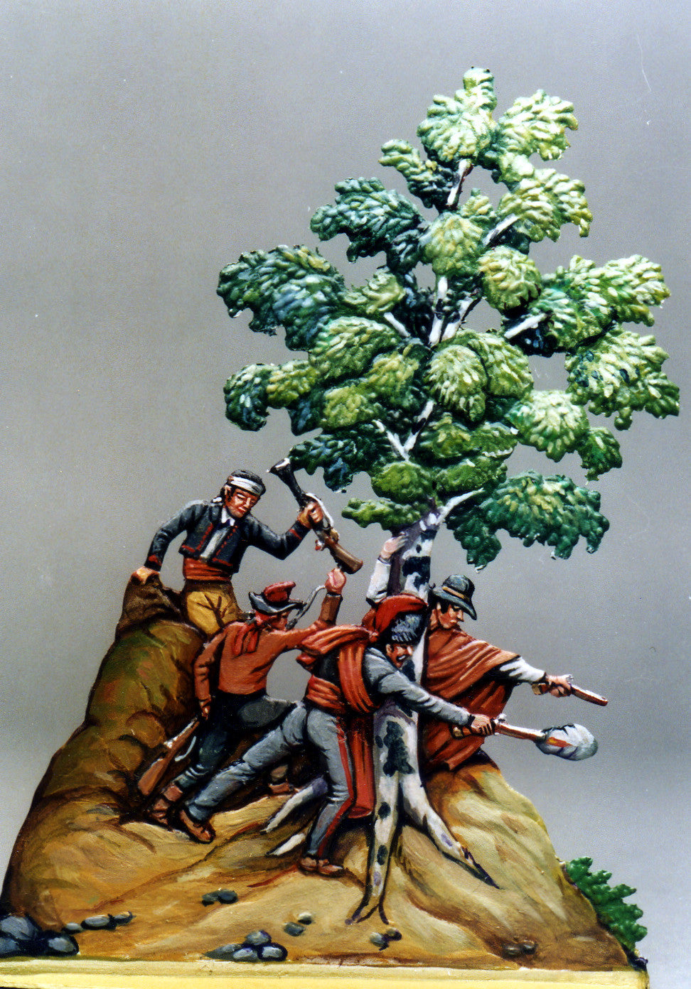 Guerilleros behind trees, 1-sided - Glorious Empires-Historical Miniatures  