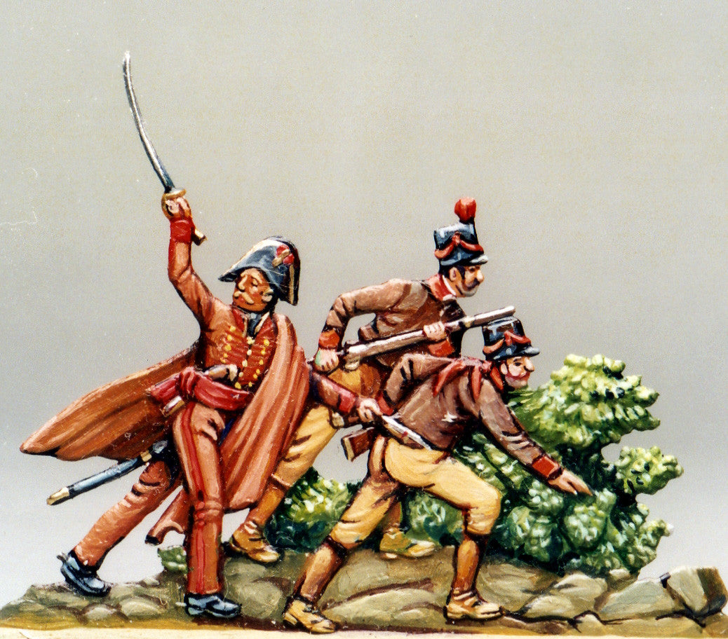 Spanish light infantry, 1-sided - Glorious Empires-Historical Miniatures