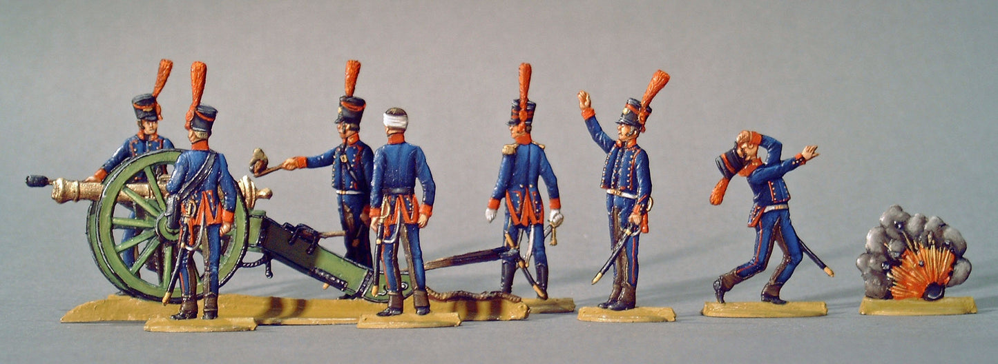 AA - Spanish Horse Artillery, full set - Glorious Empires-Historical Miniatures