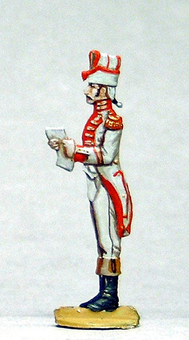 Officer reading out Napoleons daily orders. - Glorious Empires-Historical Miniatures  