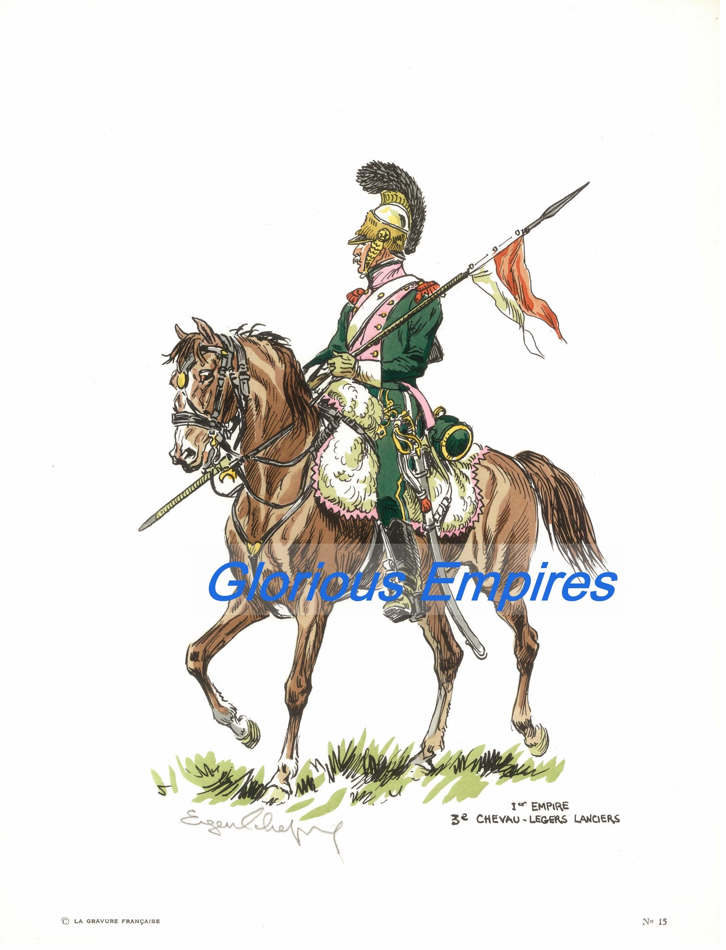 print 15 : 3eme Chevaux Legers Lanciers - Glorious Empires-Historical Miniatures