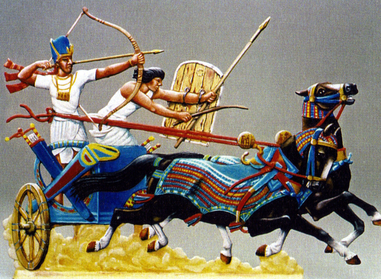 Pharaoh in his Chariot - Glorious Empires-Historical Miniatures