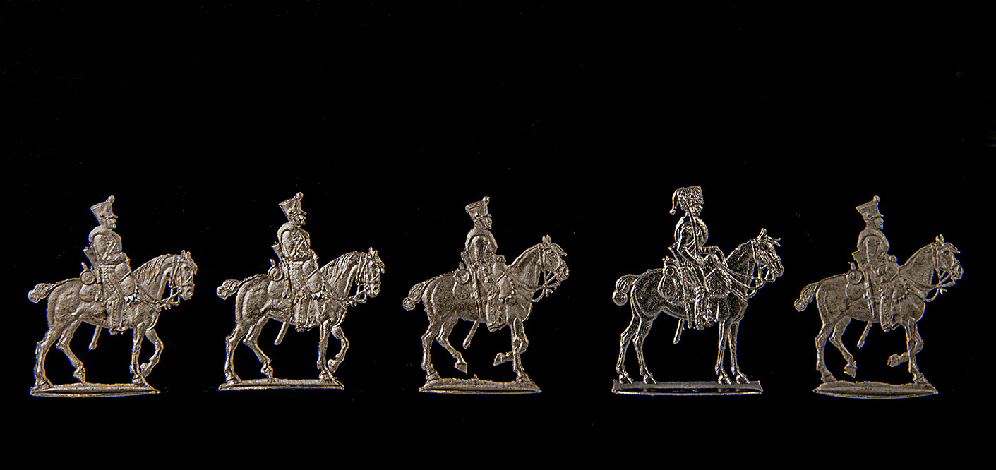 080 Mignot, 5 hussard troopers.