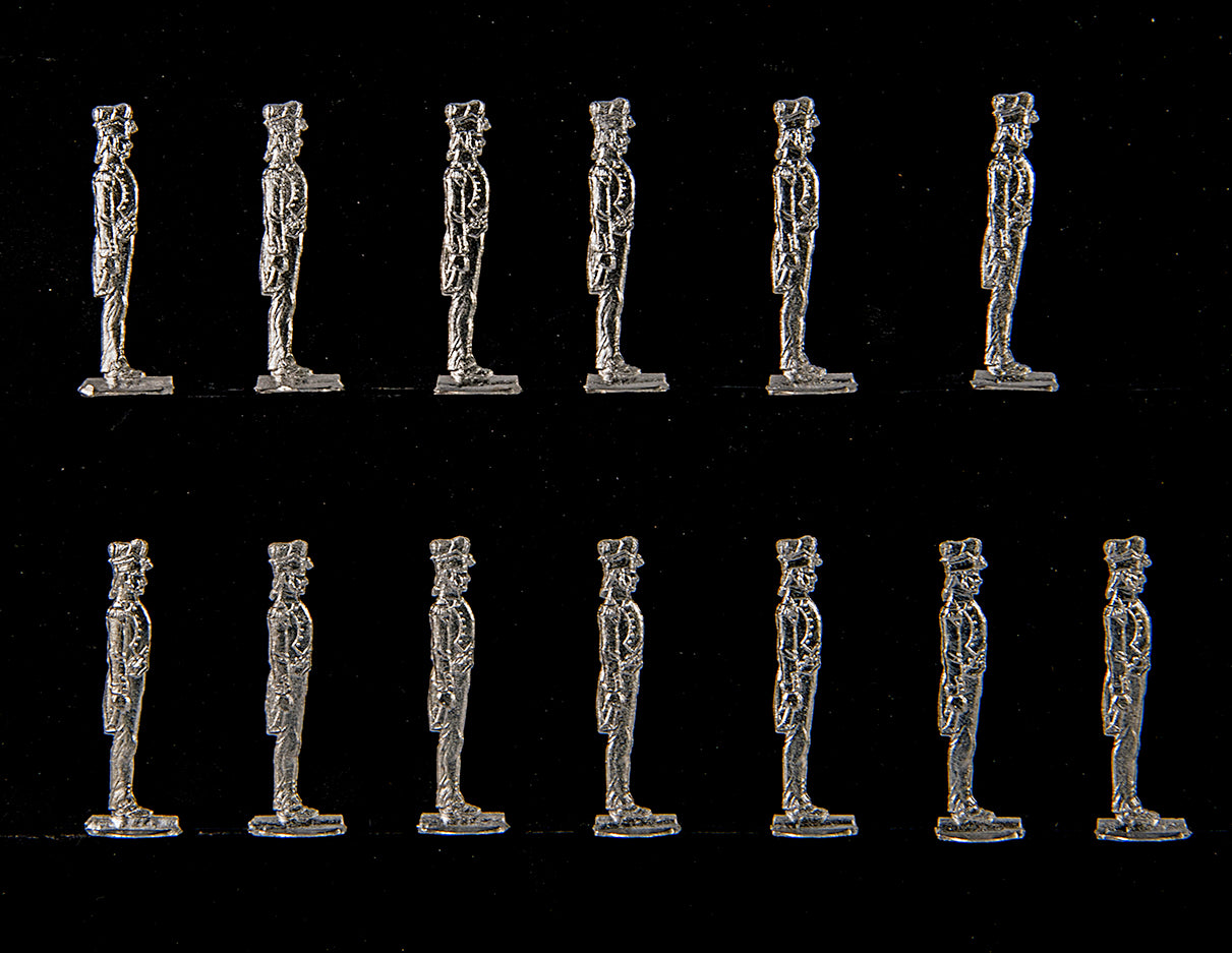 083 infantry soldiers at attention