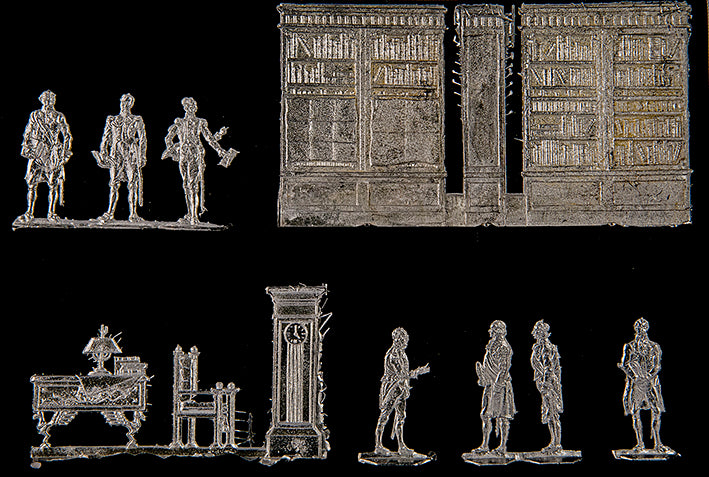 Napoleon in his Paris office.