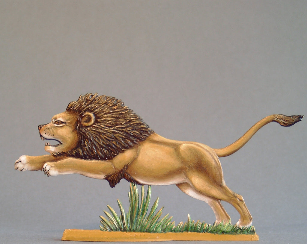 Lion Attacking - Glorious Empires-Historical Miniatures  