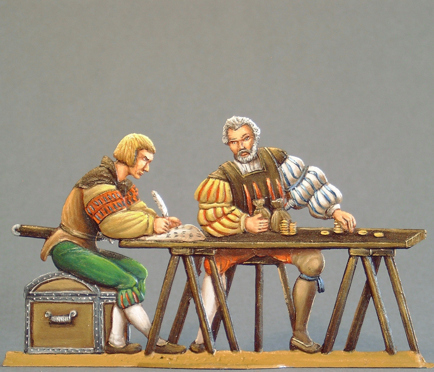 Landsknecht Chief and Scribe - Glorious Empires-Historical Miniatures
