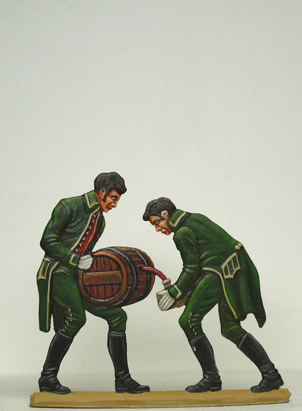 Valets filling wine flask from barrel - Glorious Empires-Historical Miniatures  