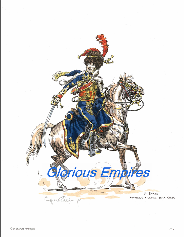 print 3 : Artillerie a cheval de la Garde - Glorious Empires-Historical Miniatures