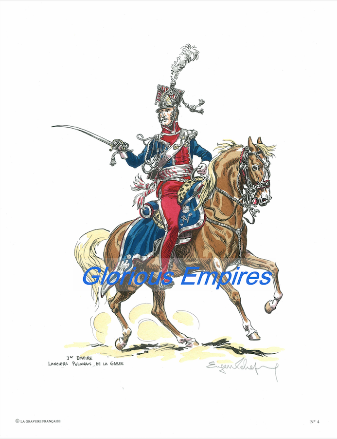 Print 4: 1e Empire Lancier Polonais de la Garde - Glorious Empires-Historical Miniatures