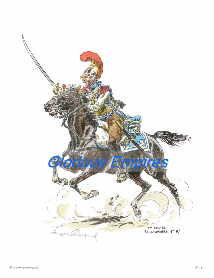 print 13 : Carabinier 1er Regiment - Glorious Empires-Historical Miniatures