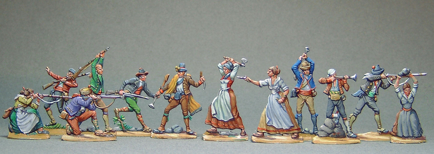 AA - Spanish Guerilleros, full set - Glorious Empires-Historical Miniatures