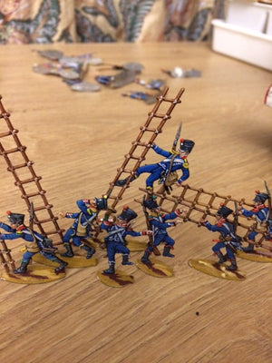 34.1 French Light infantry, ladder attack
