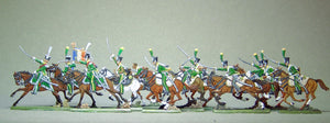 set 8   French Line Chasseurs, centre company.