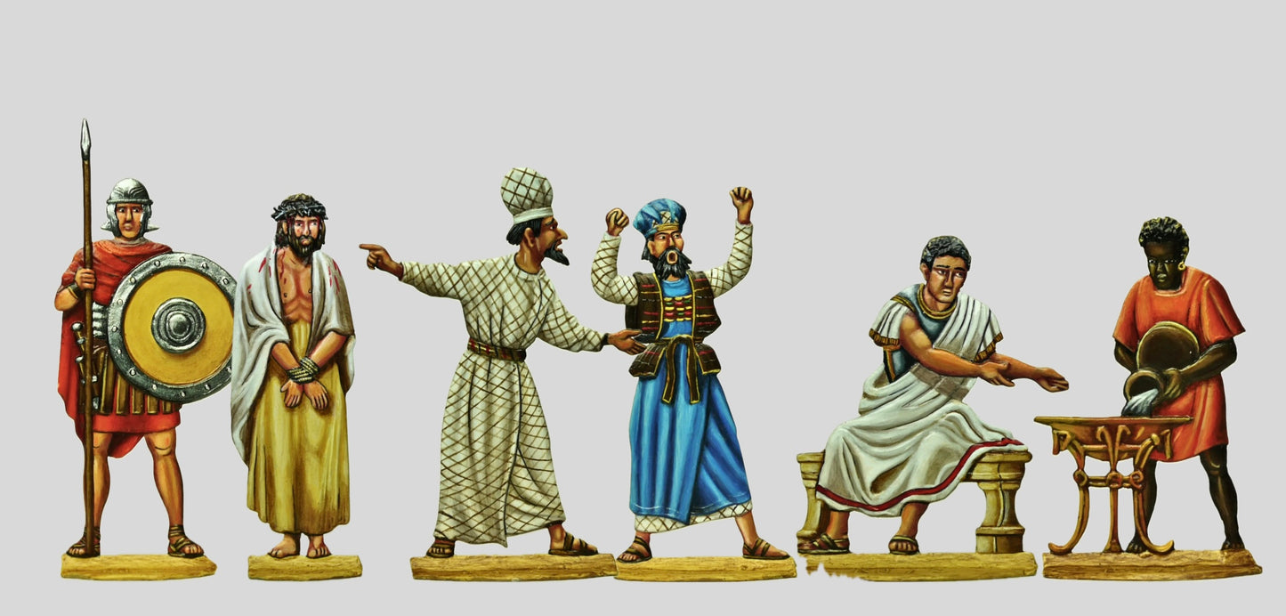 R/8 Pontius Pilate washes his hands in innocence (full set)