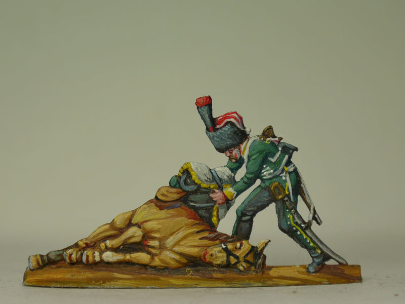 trooper with dead horse - Glorious Empires-Historical Miniatures  