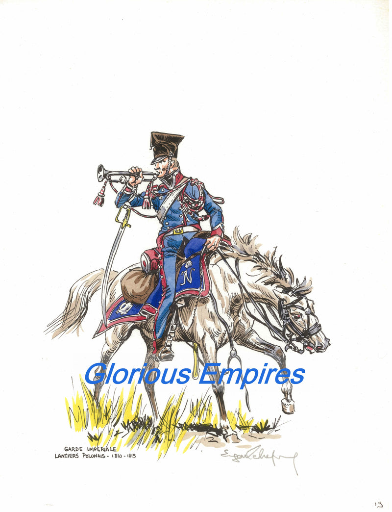 Print 19: Garde Imperiale Lanciers Polonais - Glorious Empires-Historical Miniatures  