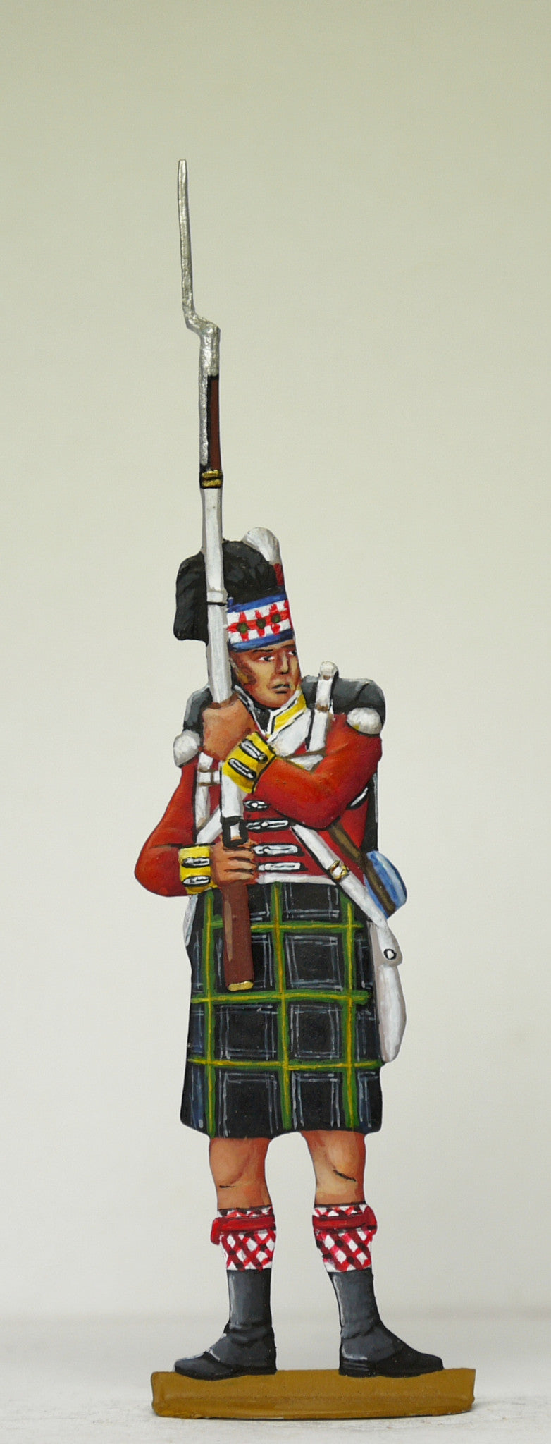 Soldier musket loaded, vertical - Glorious Empires-Historical Miniatures  