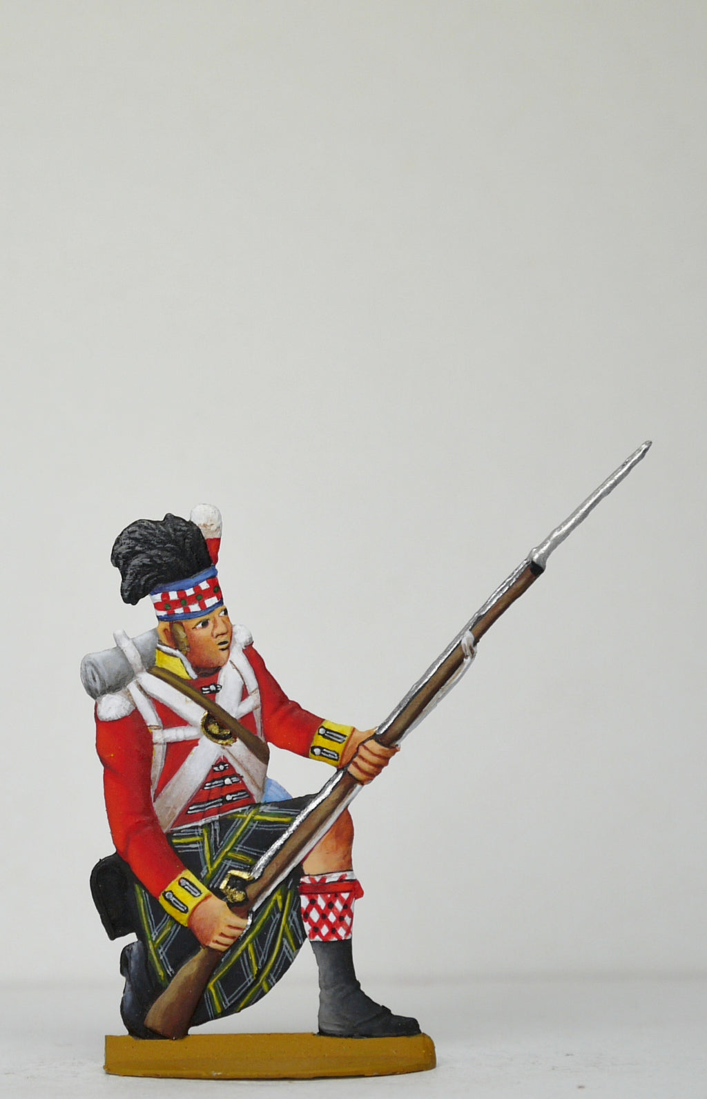 Soldier kneeling, musket diagonal - Glorious Empires-Historical Miniatures  