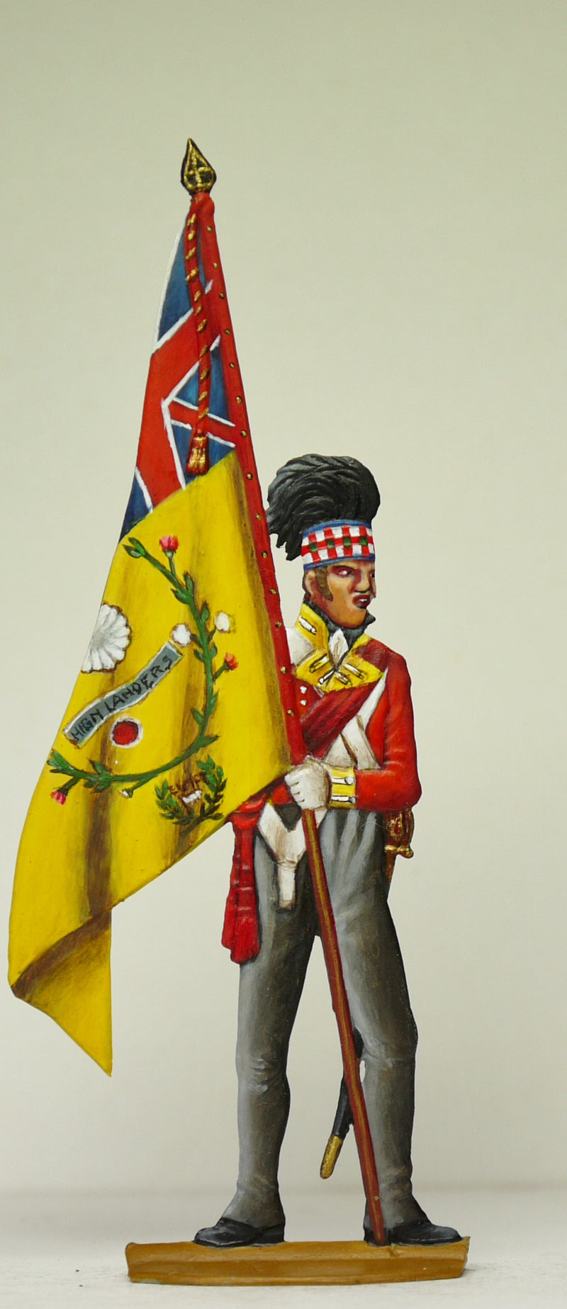 Officer with Regimental Colours - Glorious Empires-Historical Miniatures  