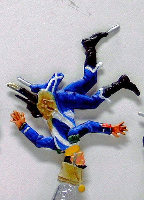 soldier falling off ladder - Glorious Empires-Historical Miniatures  