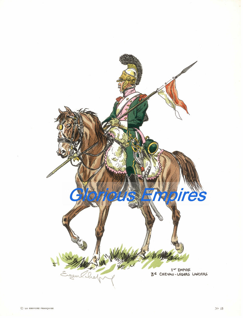 print 15 : 3eme Chevaux Legers Lanciers - Glorious Empires-Historical Miniatures  