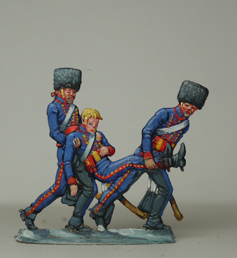 Gunners carrying wounded - Glorious Empires-Historical Miniatures  