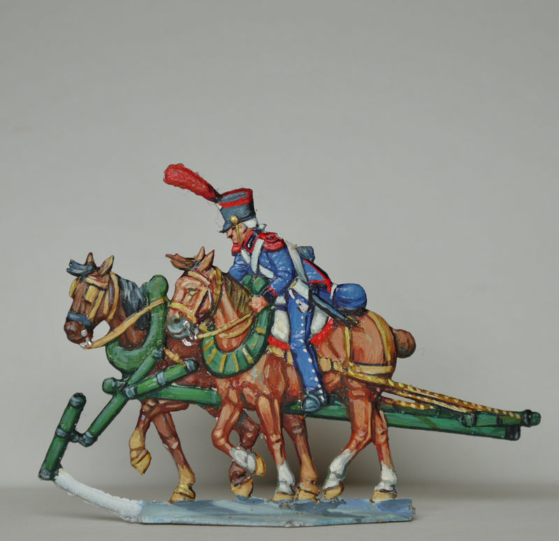 Rear horse-team - Glorious Empires-Historical Miniatures  