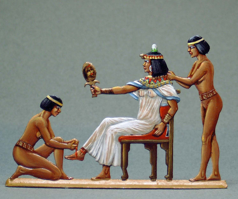 Cleopatra with Two Serving Girls - Glorious Empires-Historical Miniatures  