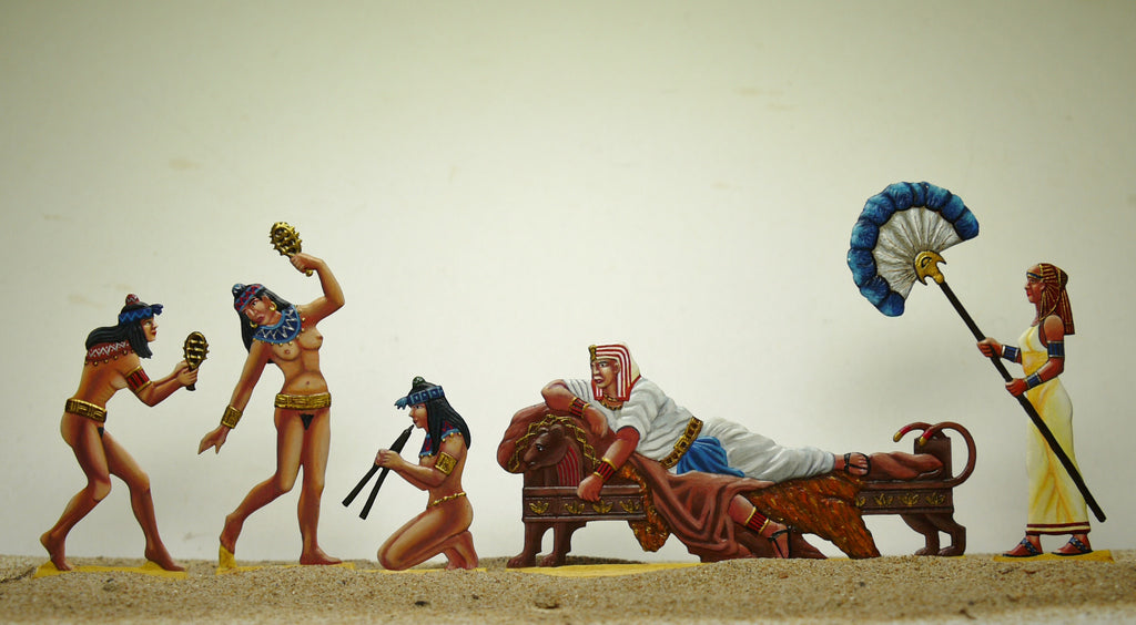 the Pharaoh at play (set AE-A) - Glorious Empires-Historical Miniatures  
