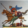 Horseman and Warrior Jump Over Roman - Glorious Empires-Historical Miniatures  