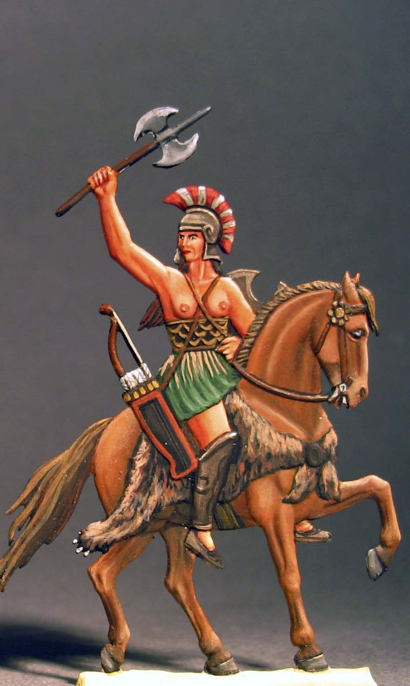 Amazon Officer on Horseback - Glorious Empires-Historical Miniatures  