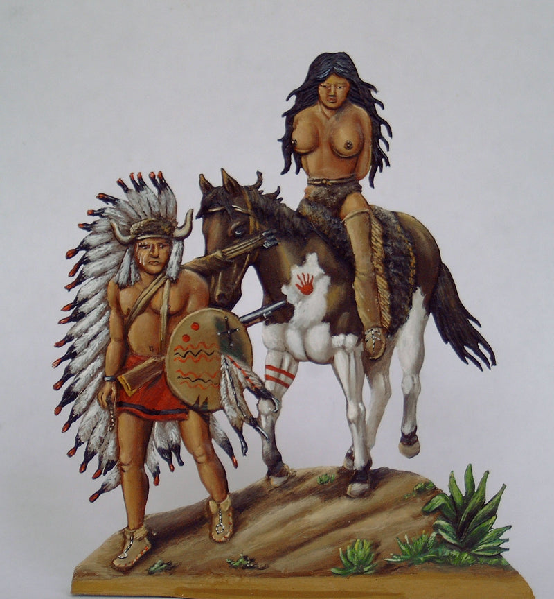 Indian Chief with loot - Glorious Empires-Historical Miniatures  