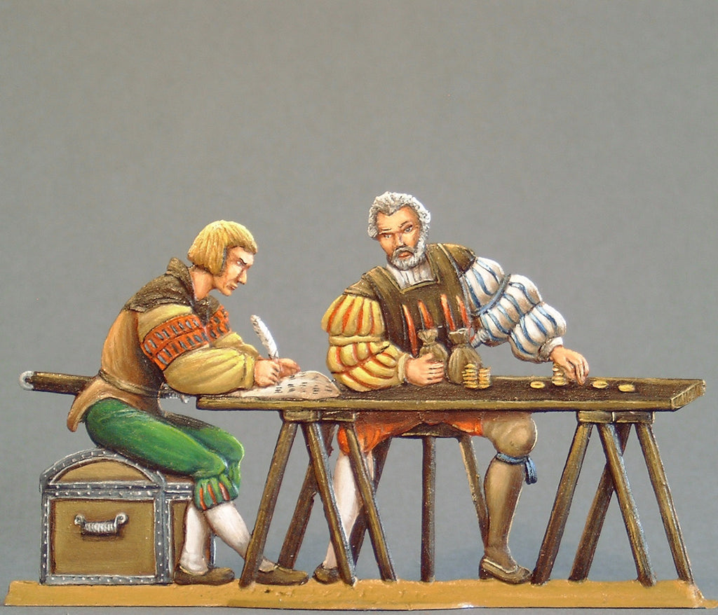 Landsknecht Chief and Scribe - Glorious Empires-Historical Miniatures  