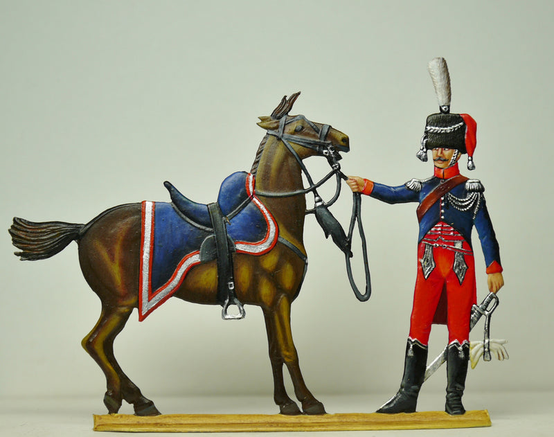trooper of the Gardes de Poniatowski with Poniatowski's horse - Glorious Empires-Historical Miniatures  