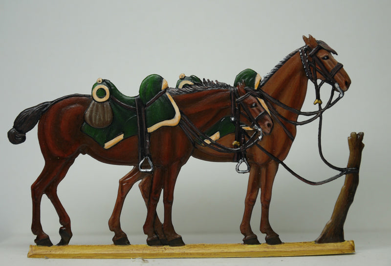 two Chasseur horses - Glorious Empires-Historical Miniatures  