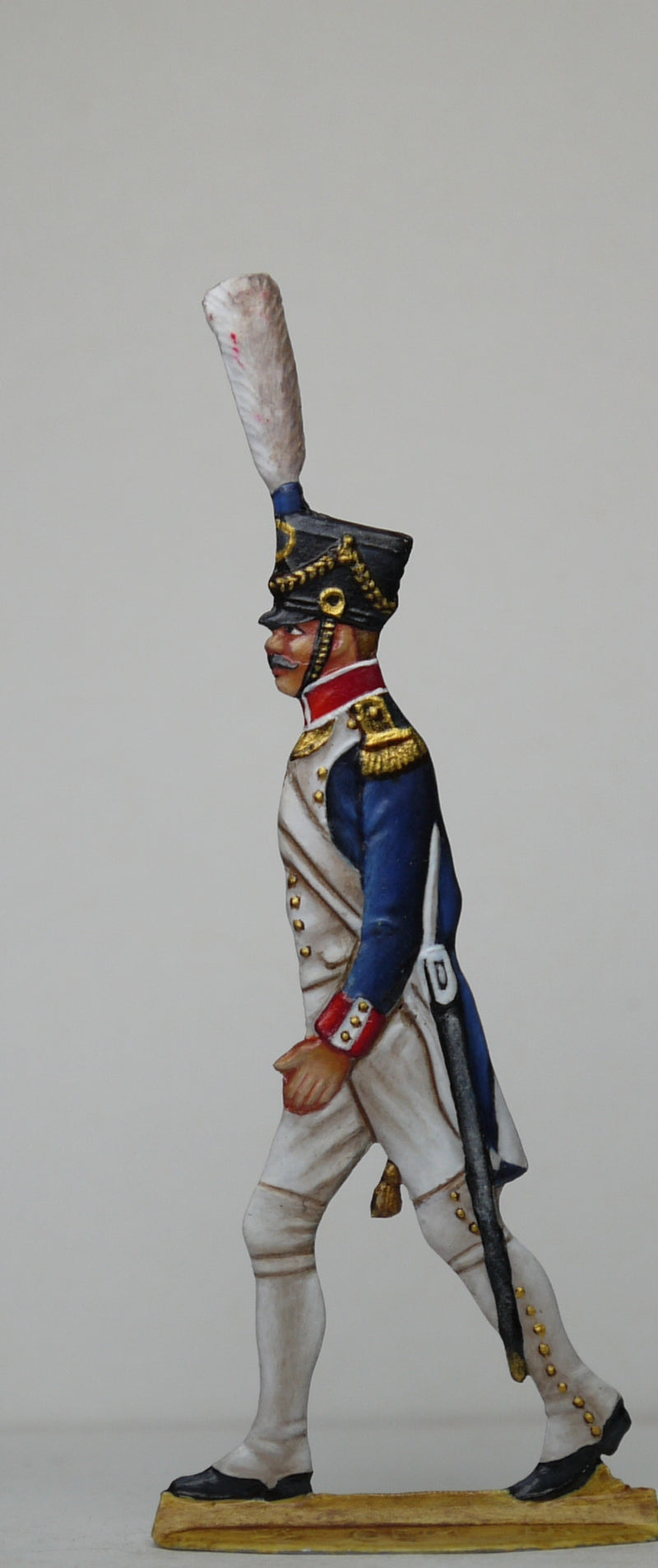 Voltigeur Officer (plume should be yellow over green) - Glorious Empires-Historical Miniatures  