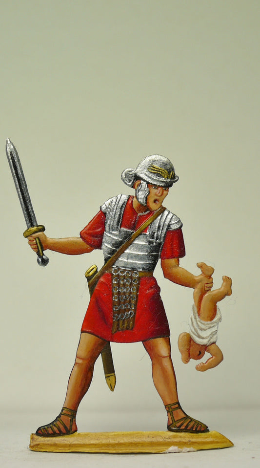 Roman Legionair with firstborn boy - Glorious Empires-Historical Miniatures  