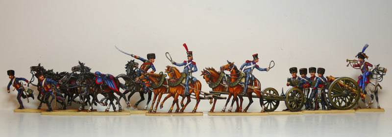 set 44 bringing up the guns, Borodino - Glorious Empires-Historical Miniatures  