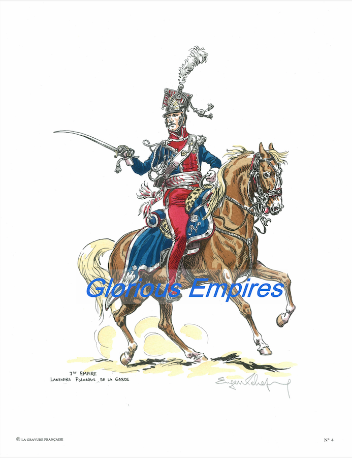 Print 4: 1e Empire Lancier Polonais de la Garde - Glorious Empires-Historical Miniatures  
