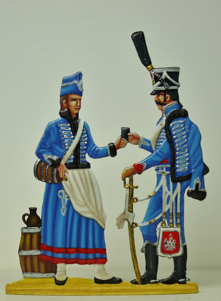 Cantiniere with Hussar - Glorious Empires-Historical Miniatures  