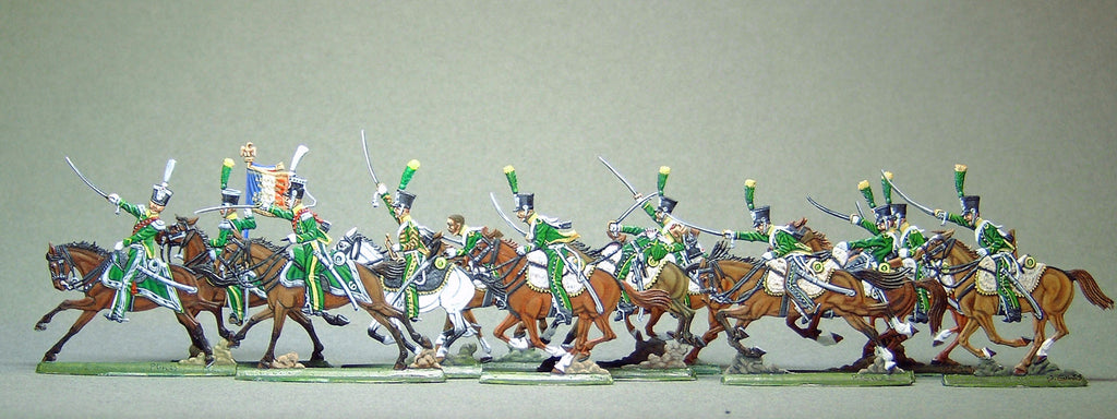 AA - Line chasseurs, charging, full set - Glorious Empires-Historical Miniatures  